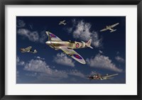 Framed Royal Air Force Supermarine Spitfire