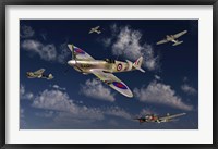 Framed Royal Air Force Supermarine Spitfire