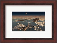 Framed UFO and B-29 Superfortress Aircraft