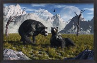 Framed Arctodus Bears