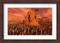 Framed Martians Gathering