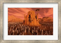 Framed Martians Gathering