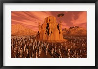 Framed Martians Gathering