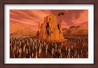 Framed Martians Gathering