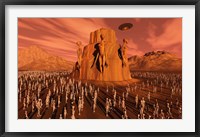 Framed Martians Gathering