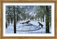 Framed Sabre-Tooth Tigers and UFO's
