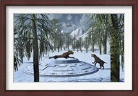Framed Sabre-Tooth Tigers and UFO's