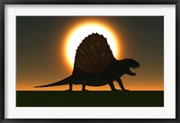 Framed Sail-backed Dimetrodon