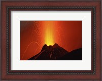 Framed Stromboli Eruption