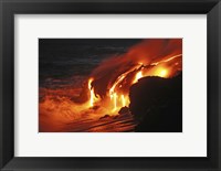 Framed Kilauea Lava Flow