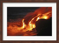 Framed Kilauea Lava Flow