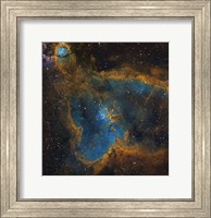 Framed IC 1805, the Heart Nebula