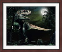 Framed Albertosaurus