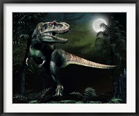 Framed Albertosaurus