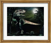 Framed Albertosaurus