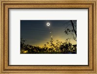 Framed Solar Eclipse Composite