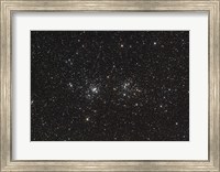 Framed Double Cluster in Perseus