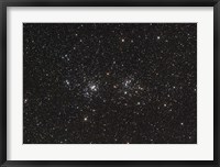 Framed Double Cluster in Perseus