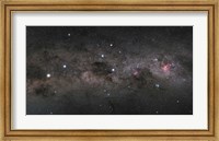 Framed Southern Cross Pointers in the Milky Way