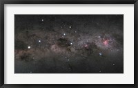 Framed Southern Cross Pointers in the Milky Way