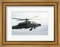 Framed AH-64D Apache