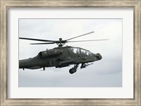 Framed AH-64D Apache