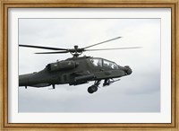 Framed AH-64D Apache