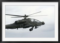 Framed AH-64D Apache