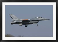 Framed F-16C Fighting Falcon of the Italian Air Force