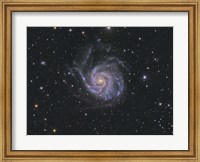 Framed Messier 101, Pinwheel Galaxy