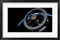 Framed Space Station 5 in Earth Orbit