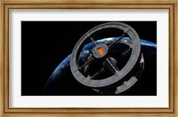 Framed Space Station 5 in Earth Orbit