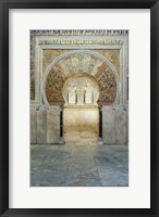 Framed Catedral Mosque of Cordoba, Interior, Cordoba, Andalucia, Spain