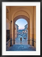 Framed Gate to Zocodover Square (Plaza Zocodover), Toledo, Spain