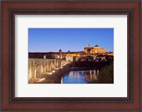 Framed Roman Bridge, Catedral Mosque of Cordoba, Cordoba, Andalucia, Spain