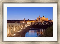 Framed Roman Bridge, Catedral Mosque of Cordoba, Cordoba, Andalucia, Spain