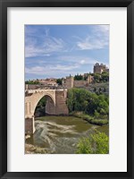 Framed St Martin's Bridge, Tagus River, Toledo, Spain