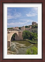 Framed St Martin's Bridge, Tagus River, Toledo, Spain