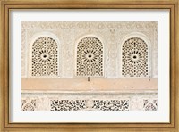 Framed Palacio del Generalife, Alhambra, Granada, Andalucia, Spain