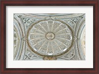 Framed Catedral Mosque of Cordoba, Ceiling, Cordoba, Andalucia, Spain