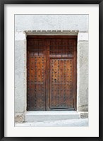 Framed Traditional Door, Toledo, Spain