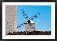 Framed Spain, Toledo Province, Consuegra La Mancha Windmills