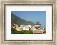 Framed Sea Coast Village, Tenerife, Canary Islands, Spain