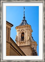 Framed Spain, Granada Bell tower of the Church of San Justo y Pastor