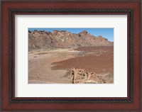 Framed Spain, Tenerife, Las Canadas, lava flow