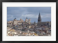 Framed Toledo Cathedral, Castilla-La Mancha, Toledo, Spain