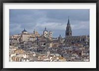 Framed Toledo Cathedral, Castilla-La Mancha, Toledo, Spain
