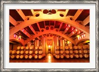 Framed Wine Cellar at Raimat, Costers del Segre, Catalonia, Catalunya, Spain