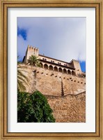 Framed Royal Palace of La Almudaina, Palma, Majorca, Balearic Islands, Spain