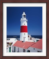 Framed Spain, Gibraltar, Europa Point, Lighthouse